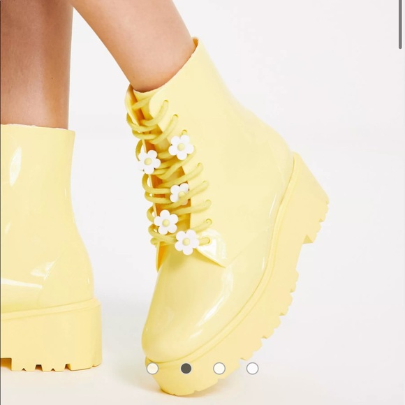 Yellow platform boots - Picture 3 of 7